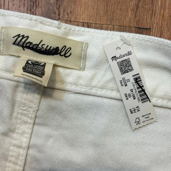 NWT Madewell Low-Slung Baggy Jean: Airy Denim Edition In Vintage Canvas Size 32 - Picture 7 of 10